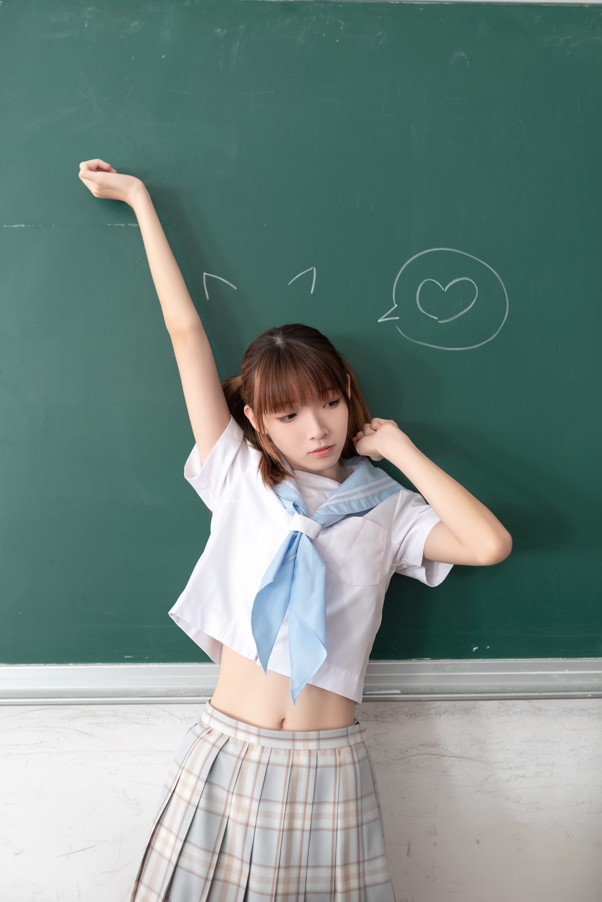 风之领域 - NO.041 教室水手服白丝 [50P]-XikXak